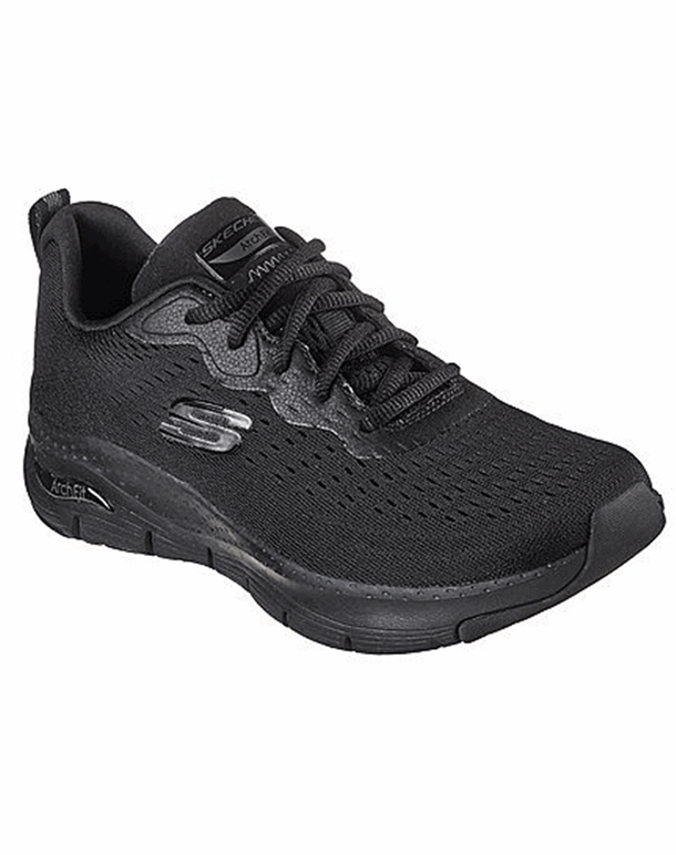 Skechers Arch Fit - Infinity Cool Fritidssko Sort Dame