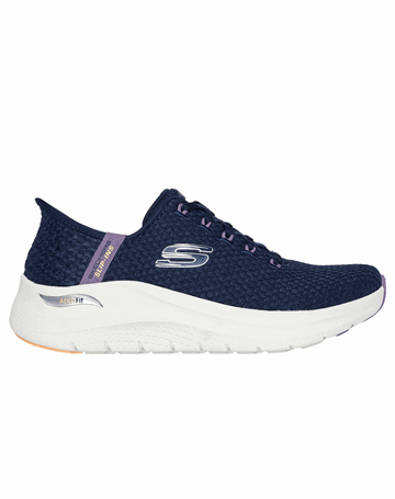 Skechers Slip-ins Arch Fit 2.0 Sko Mørkeblå Dame