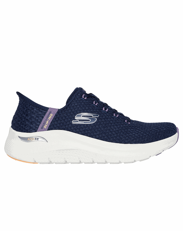 Skechers Slip-ins Arch Fit 2.0 Sko Mørkeblå Dame