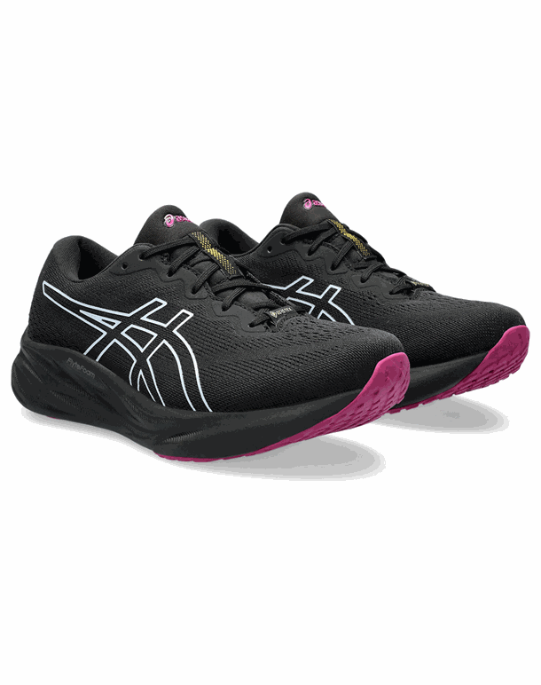 Asics Gel-Pulse 15 GTX Løbesko Black/Blackberry Dame