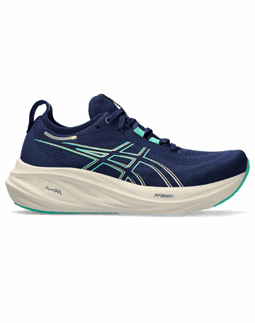 Asics Gel-Nimbus 26 Løbesko Blue Expanse-Aurora Green Dame