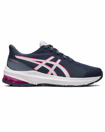 Asics GT-1000 12 GS Løbesko Grå-Pink Børn