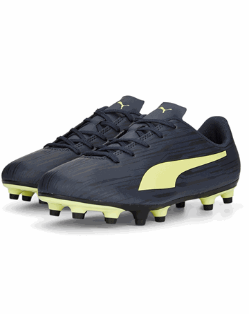 Puma Rapido III Fodboldstøvler Navy-Gul Børn