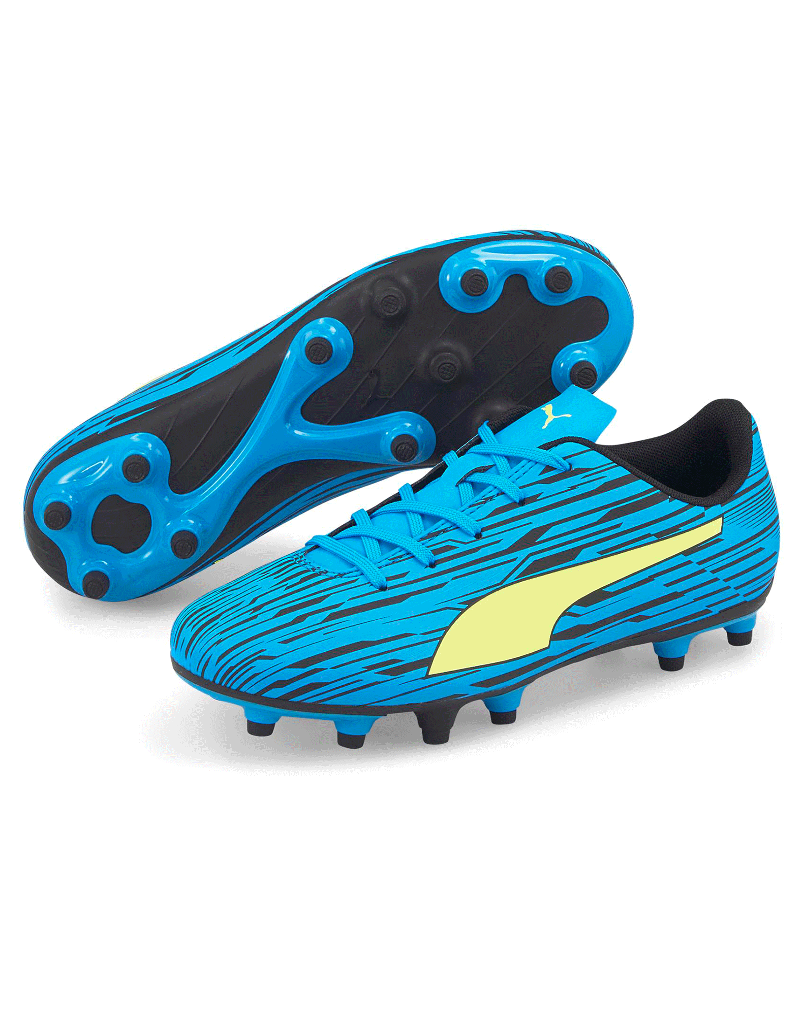 Puma Rapido fodboldstøvler til børn i blå
