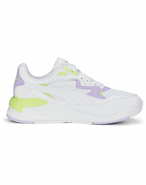 Puma X-Ray Speed Play Børnesko Hvid-Lilla-Lime Børn