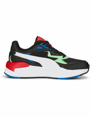 Puma X-Ray Speed Play Børnesko Sort-Grøn-Blå-Rød Drenge