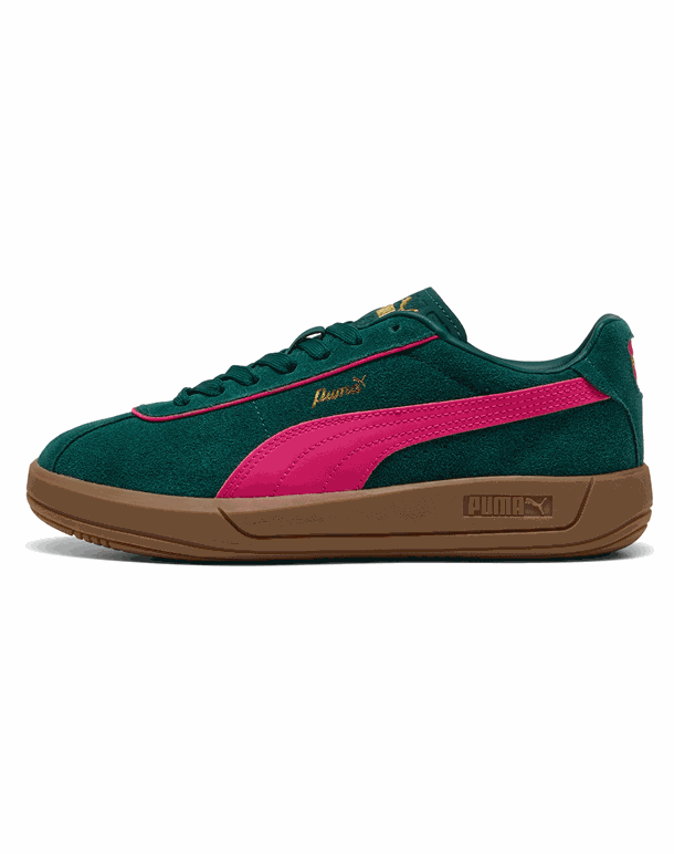 Puma Club Klassika SD Sko Dark Myrtle/Pink Dame