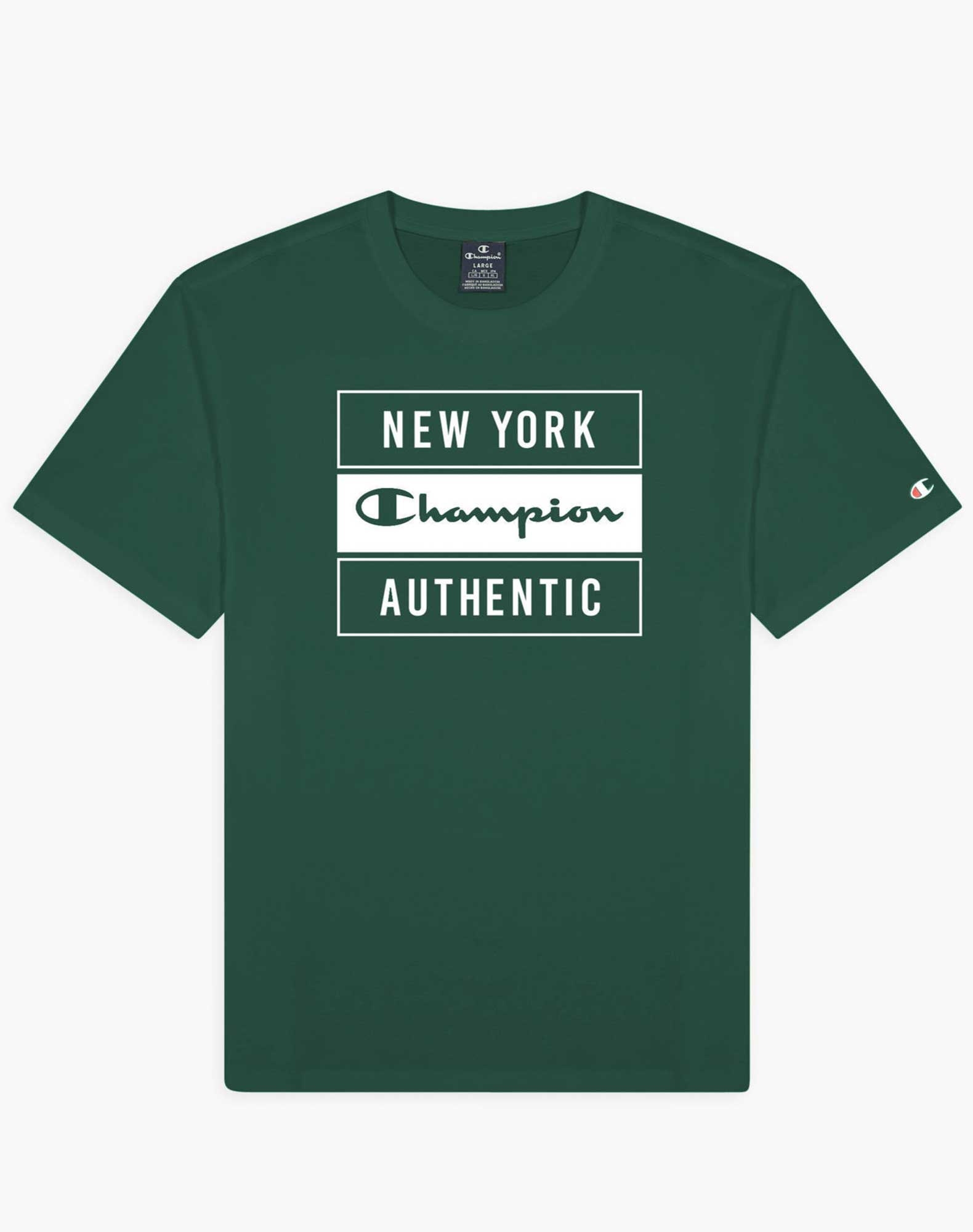 Vent et øjeblik delikat Pointer Køb Champion Crewneck t-shirt til herre i grøn