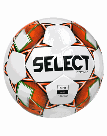 Select Royale V22 Fodbold Hvid-Orange Unisex