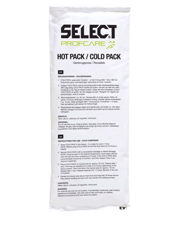 Select Hot/cold pack II Is/Varme pose Hvid Unisex