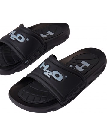 H2O Tofield Bathshoe Badesandaler uden velcro Sort-Hvid Unisex