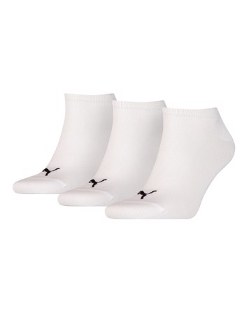 Puma Strømpe Invisible 3-pack strømper Hvid Unisex